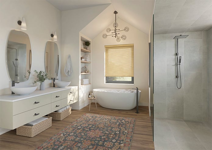 Ecowood, Golden Oak Fine Grain - Motorised Venetian Blind - Image 6